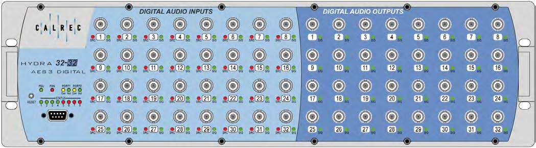 Calrec Hydra2 JB5783 - Front-Panel-View - Synthax Audio UK